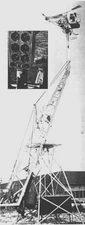 Capitán de artillería aviador de Ejército (R) Eloy Martín Jaycopter consistía en un módulo de helicóptero genérico, cautivo a una