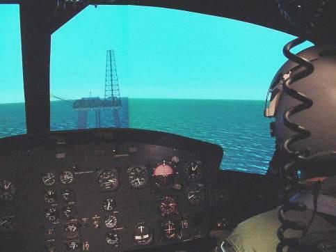 De los entrenadores a los simuladores de aviación Publicidad de la empresa Austral con un entrenador de Douglas DC-6 Liftmaster Flight Training Device (FTD) El sistema Flight Training Devices (FTD)