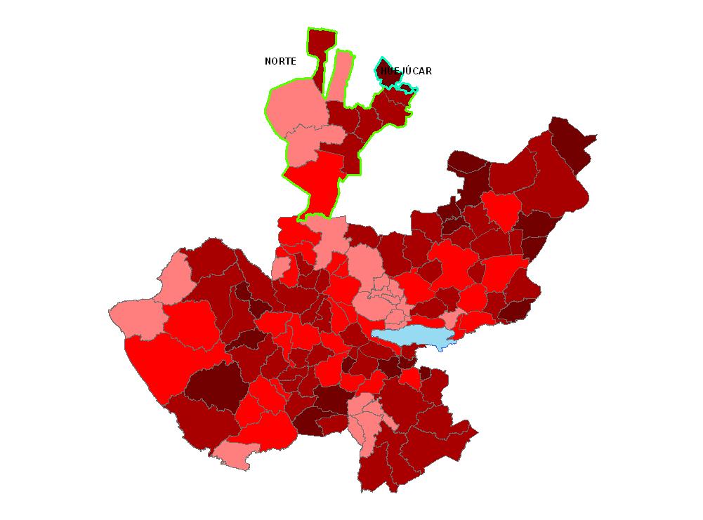De acuerdo al índice de intensidad migratoria calculado por Consejo Nacional de Población (CONAPO) con datos del censo de población de 2010 del INEGI, Jalisco tiene un grado alto de intensidad