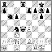 17.a4! Las blancas realizan un plan interesante. La idea de cual es preparar la jugada b3 con ataque al caballo en c4. 17...a5 18.