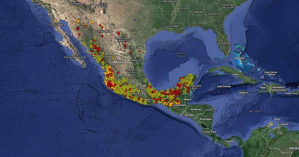 Perspectiva Meteorológica para Incendios Forestales No. Aviso: 96 México, D.F. a 12 de Mayo del 2016.