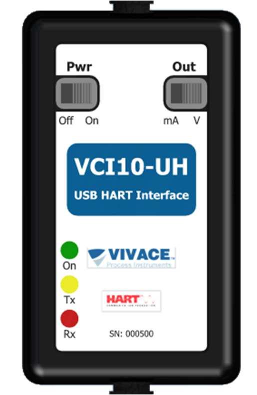 1 DESCRIPCIÓN DEL EQUIPO La interfaz de comunicación Vivace VCI10-UH proporciona la conexión de cualquier dispositivo HART basado en la frecuencia FSK (modulación por desplazamiento de frecuencia)
