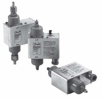 Introducción Los presostatos diferenciales de aceite MP 54 y MP 55 se utilizan como interruptores de seguridad para proteger compresores de refrigeración contra presiones de aceite de lubricación