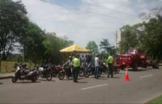 : Durante la intervención en la ciudad de Villavicencio, se llevaron a cabo actividades dirigidas a los motociclistas, con el fin de generar comportamientos seguros en la conducción de estos