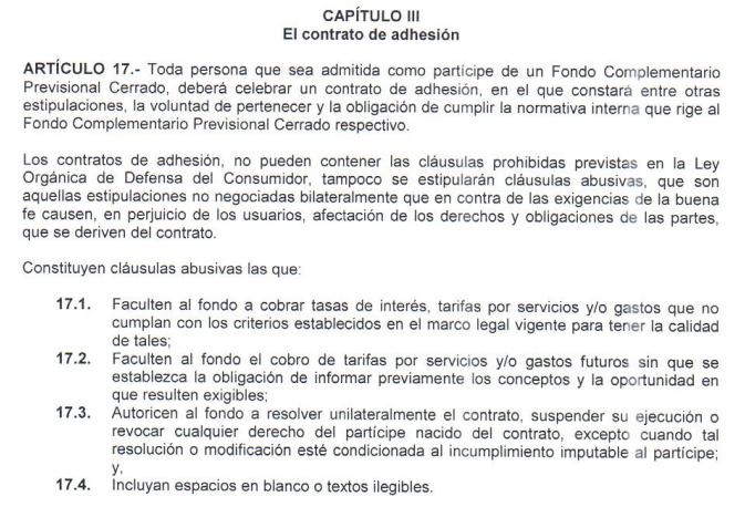 Contratos de Adhesión La Resolución No.
