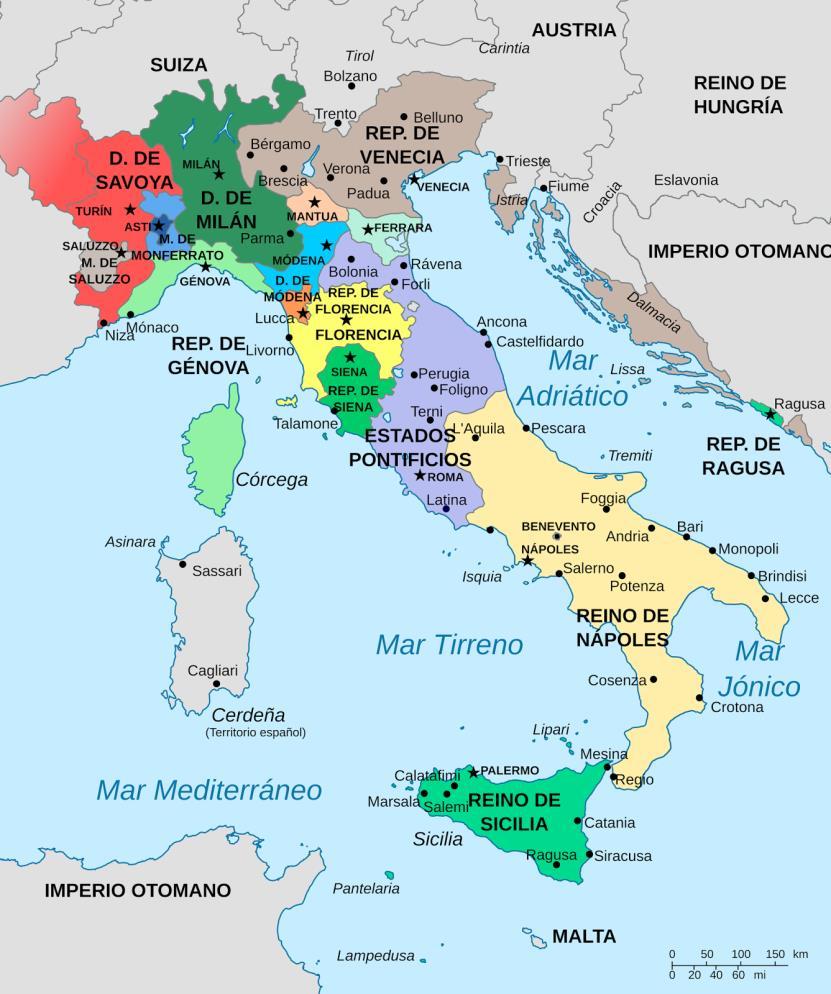 INTRODUCCIÓN Las Guerras Italianas fueron una serie de enfrentamientos que ocurrieron entre 1494 hasta 1559.