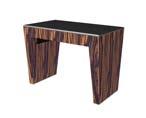 MARRÓN CONTAINER STOOL TINEO / BROWN LEATHER 55.92.01.