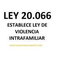 Y LA LEY DE VIOLENCIA INTRAFAMILIAR? ARTÍCULO 5 - LEY 20.