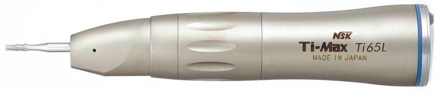 puntas Ti-Max Ti 65L, con cuerpo de Titanio, es una pieza de mano recta con óptica celular de gran duración.