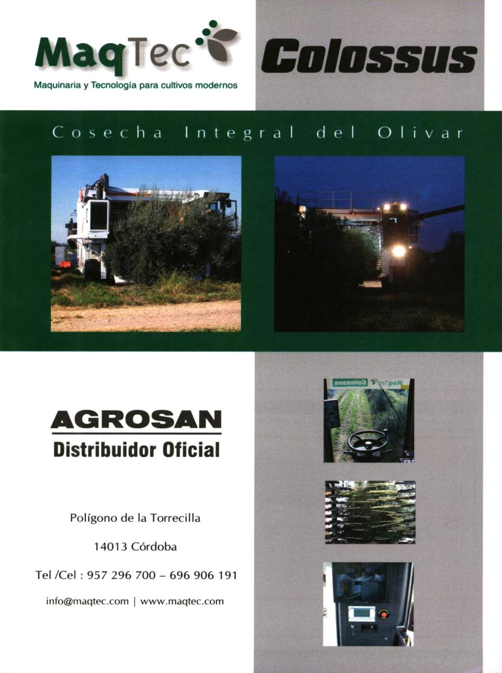 MaciTec't Maquinaria y Tecnología para cultivos modernos AGROSAN Distribuidor Oficial Polígono