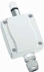HYGRASGARD AFTF - LC - Modbus Sensor de humedad y temperatura para montaje saliente (± 3 %), forma compacta, para relación de mezcla, humedad relativa absoluta, punto de rocío, entalpía y