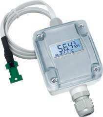 } ASREG TW - Modbus Sensor de punto de rocío, con cinta tensora con cabezal del sensor en unidad independiente, para relación de mezcla, humedad relativa absoluta, punto de rocío, entalpía y