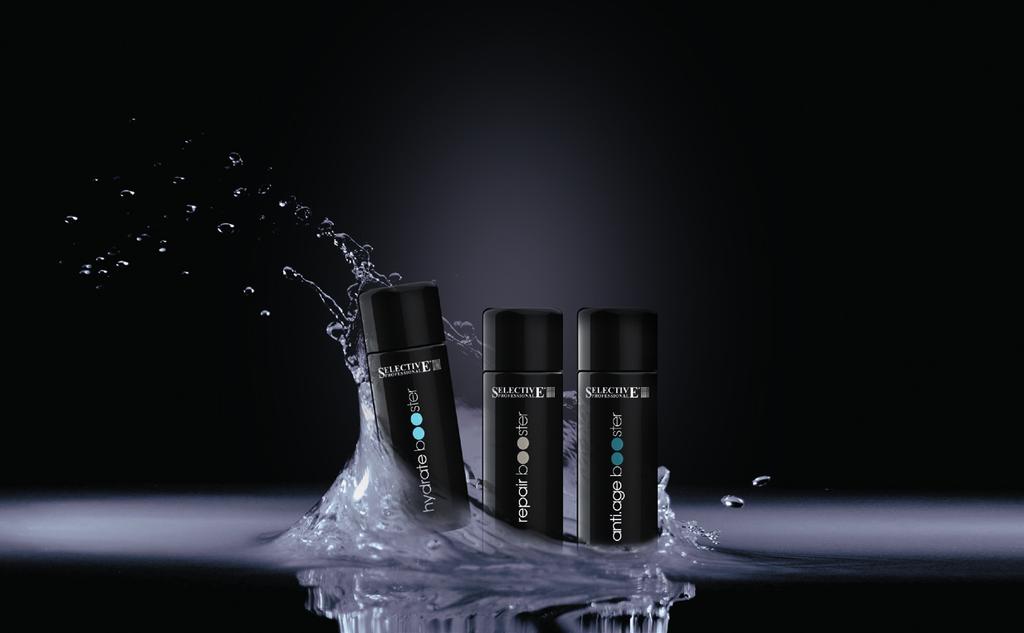 SUERO CONCENTRADO Tres concentrados únicos que aportan hidratación, reestructuración y vitalidad extrema al cabello.