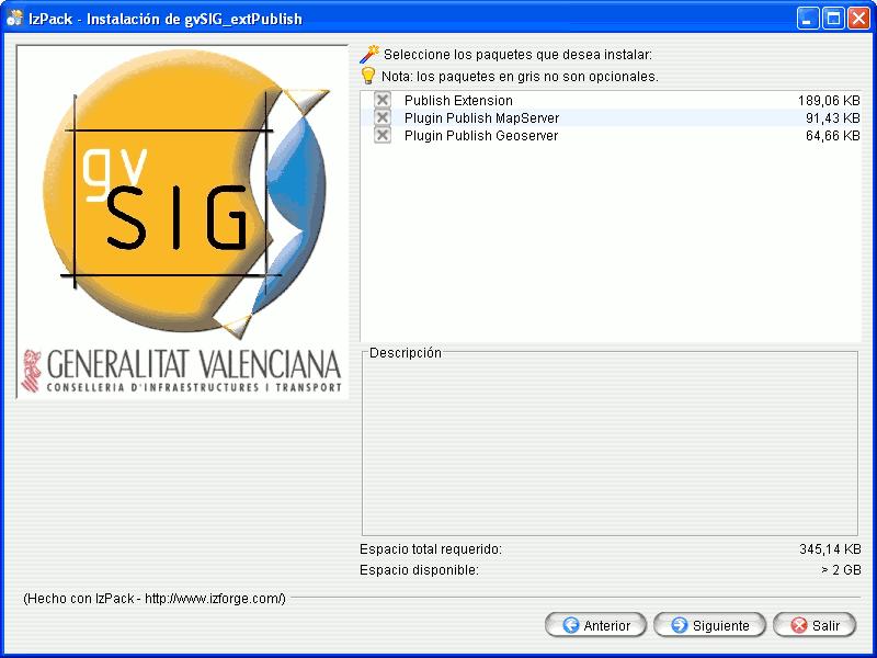 Configuración previa Extensión instalada sobre un gvsig 1.1.x. Binarios y manual Disponible desde http://www.
