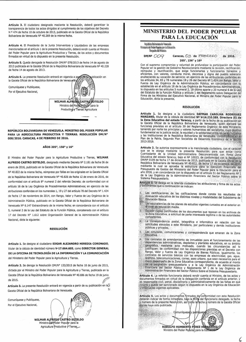 426.260 GACETA OFICIAL DE LA REPÚBLICA