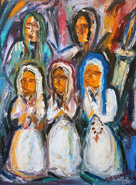 "Prayers", óleo sobre masonita, 1946 http://media-cacheec0.