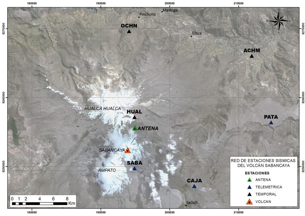 OBSERVATORIO VULCANOLÓGICO DEL SUR (OVS) INSTITUTO GEOFÍSICO DEL PERÚ (IGP) Reporte N 03-2015 Actividad del volcán Sabancaya Fecha: 20 Enero 2015 Resumen actualizado de la principal actividad