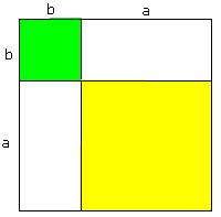 31. El cuadrado ABCD, de lado 8, tiene en sus esquinas cuatro cuadrados de lado x cada uno. Cuál es el área achurada?