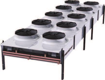 Condensadores axiales modulares. SERIE NEOSTAR Los condensadores de aire de la nueva gama NEOSTAR están destinados a las aplicaciones de refrigeración y de acondicionamiento de aire.
