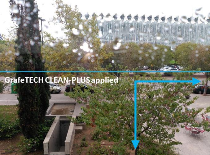Ficha de producto CLEAN-PLUS 12017 Autolimpiante antiestático para cristales Reduce los costes Mayor productividad Gran repelencia Perdura en el de limpieza en placas solares al polvo tiempo