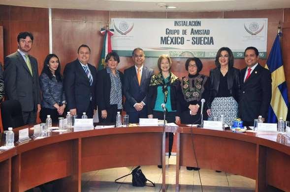 Fui nombrada como Presidenta del Grupo de Amistad México - Suecia en la H. Cámara de Diputados.