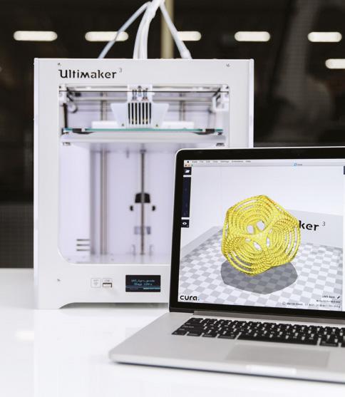 La impresión 3D profesional se hace accesible Impresoras 3D Ultimaker La nueva Ultimaker 3 está diseñada para un alto tiempo de actividad, cambios rápidos y resultados confiables y consistentes.