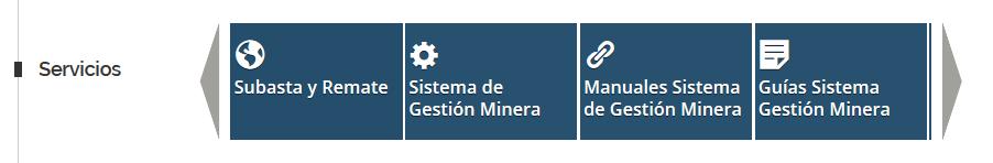 3 Ingreso al Sistema de Gestión Minera SGM 1. Para ingresar al Sistema de Gestión Minera (SGM), el usuario debe acceder a la página institucional de ARCOM www.controlminero.gob.