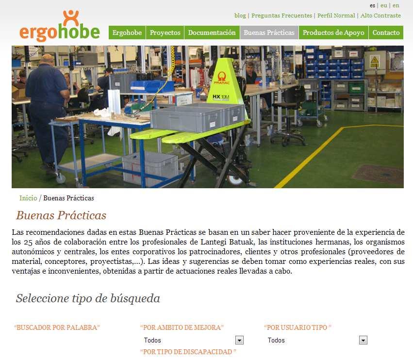Evaluación Final del Plan de Comunicación del PO FSE del País Vasco 2007-2013 Título Responsable Portal web ERGOHOBE (www.ergohobe.