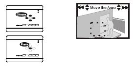 7 Presione Ok para acceder a configurar el área de detección de movimiento.