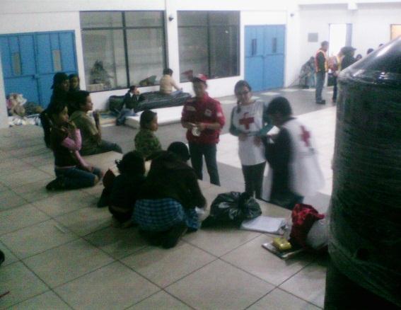 Sismo de 7.2 grados en Guatemala - Pág. 4 Campamento de la Cruz Roja Guatemalteca Se ha realizado la reorganización de espacios del Campamento de la Cruz Roja Guatemalteca en San Marcos.