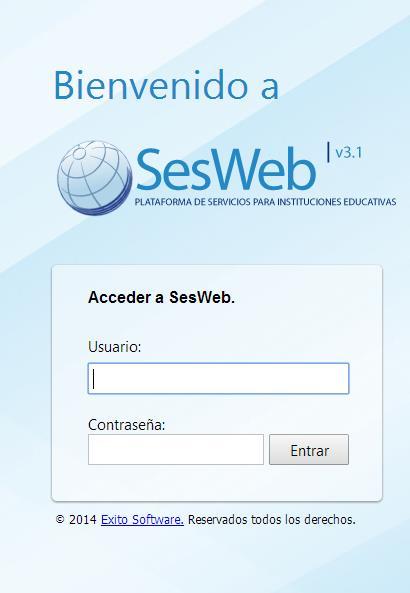 Guía Rápida SesWeb para Profesores IHI Ingreso a la Plataforma SesWEB v3.1 1. Ingresar al Navegador Internet Explorer versión 9.