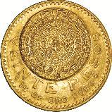 2 ½ Pesos, México, 1877, M. (KM-411.5).