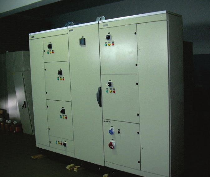 CCM, para control y distribución eléctrica, de equipamiento de