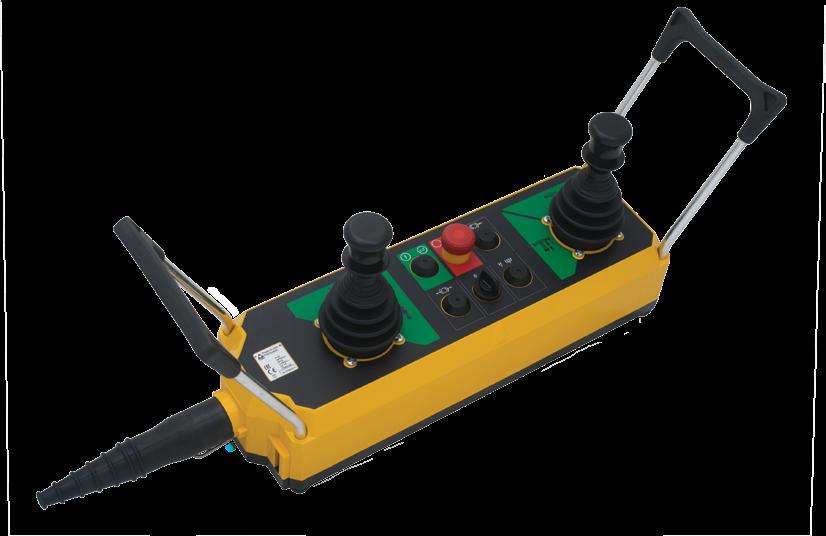 Pupitre de mando ROMEO-PK Pupitre de mando robusto y iable, adecuado para ambientes industriales y condiciones agresivas.