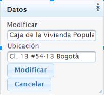 Transversal:Tv Tabla 54 Formato de direcciones Número y acompañ ante 13 13 b 13 bis # Número y acompañante 26 26 b 26 sur - Número y acompañan te 39 39 b Nombre de la ciudad Bogotá