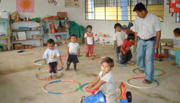 Proyecto 27 Estimulamos el crecimiento saludable de niñas y niños Desarrollo infantil Madre Tierra, Mera, Puyo, Shell, Simón Bolívar Ubicación y Tarqui.