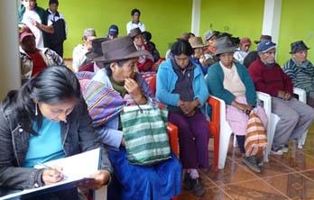 los ocho distritos de la provincia de Chincheros (Departamento de Apurímac), fue escenario de una nueva campaña de afiliación
