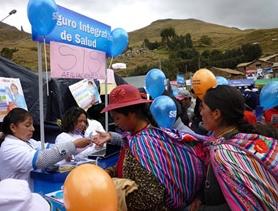 En la visita se explicaron los alcances de los convenios firmados por el Seguro Integral de Salud en la Región Huancavelica; entre los que figuran: Convenio Capitado, Convenio Europan y el Convenio