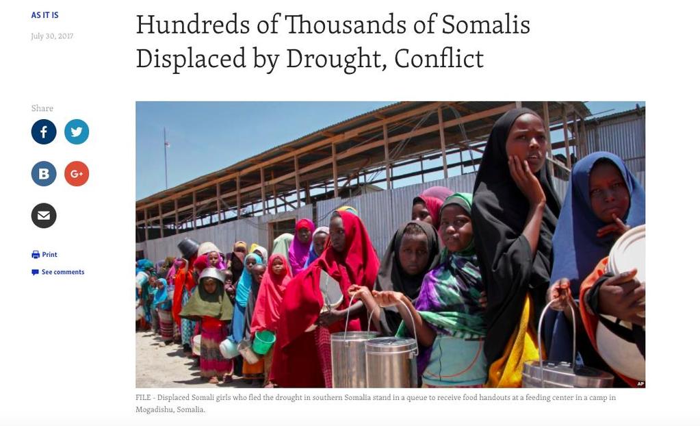 Conflictos, guerras Somalia.