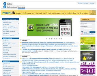 Notícies i bàners La UB pot comunicar l establiment de convenis i acords de col laboració amb