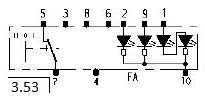 I52.00. Interruptor momentáneo (I)-O-(II) con control Momentary (ON)-OFF-Momentary (ON) with CONTROL I52A.00. Interruptor momentáneo (I)-O-(II) con control Momentary (ON)-OFF-Momentary (ON) with CONTROL I52B.