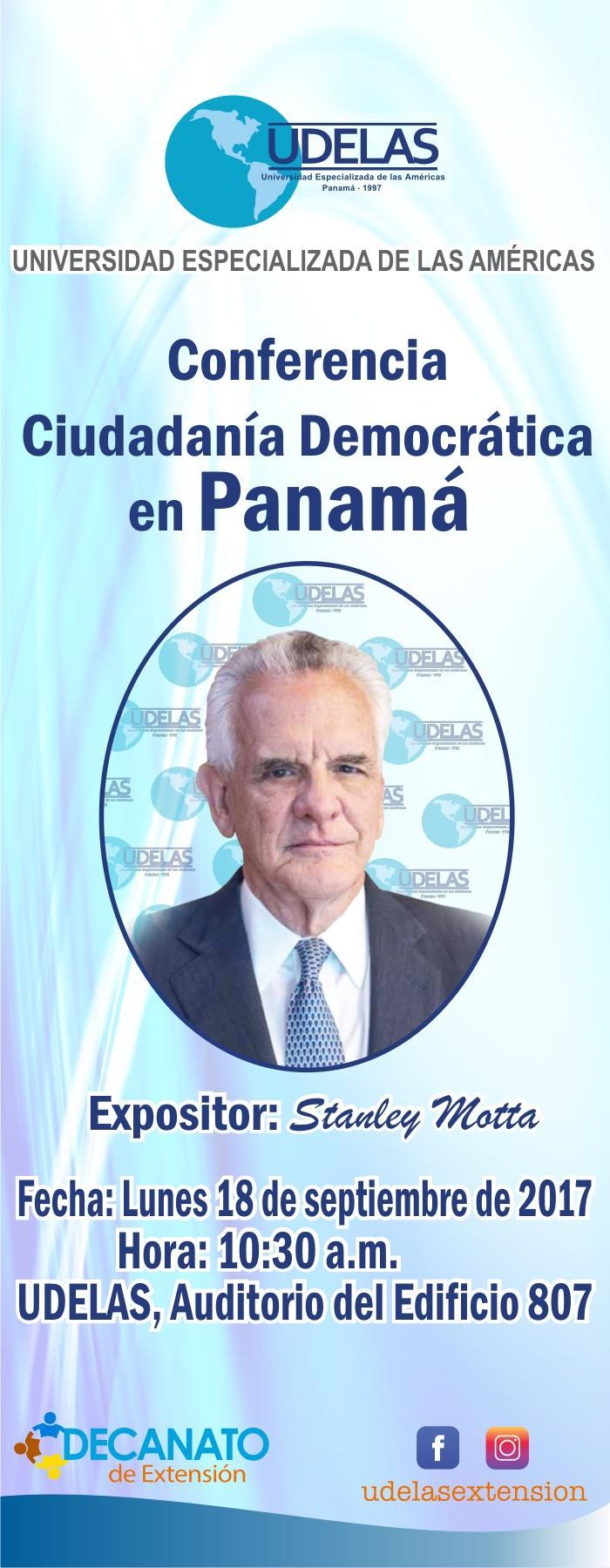 Conferencia: Ciudadanía Democrática en Panamá