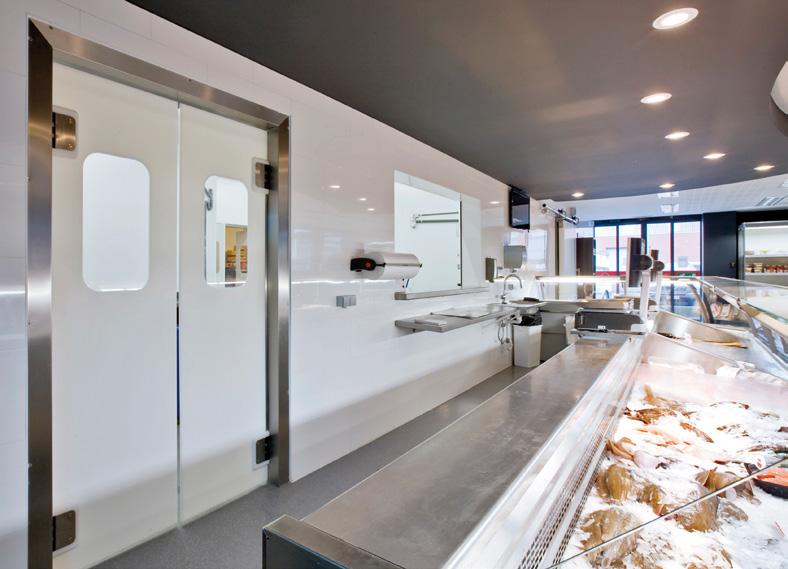 Aplicaciones Industria alimentaria (procesamiento cárnico, panaderías) Almacenes frigoríficos Comercios y
