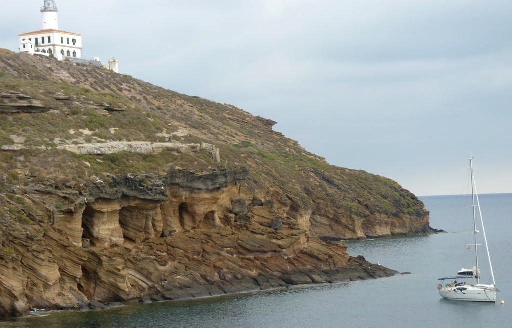 Islas Columbretes, Costa de Castellón: Interior N de la Columbrete Grande.