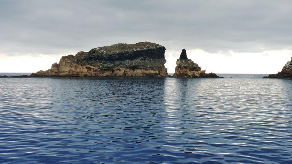 Islas Columbretes, Costa de Castellón, S de la Columbrete Grande, La Señoreta y Mancolibre.