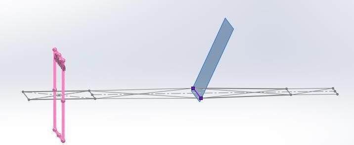especificadas en el reglamento, dejando una altura de 300 mm (sin contemplar la separación del chasis al suelo) al punto de contacto entre el arco principal y la estructura de i mpacto