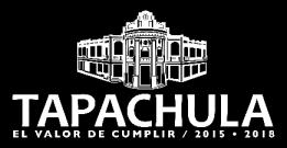 H. AYUNTAMIENTO MUNICIPAL DE TAPACHULA, CHIAPAS EJERCICIO 2018 DEPENDENCIA: CLAVE(S) POLITICA(S): 3.4/4.