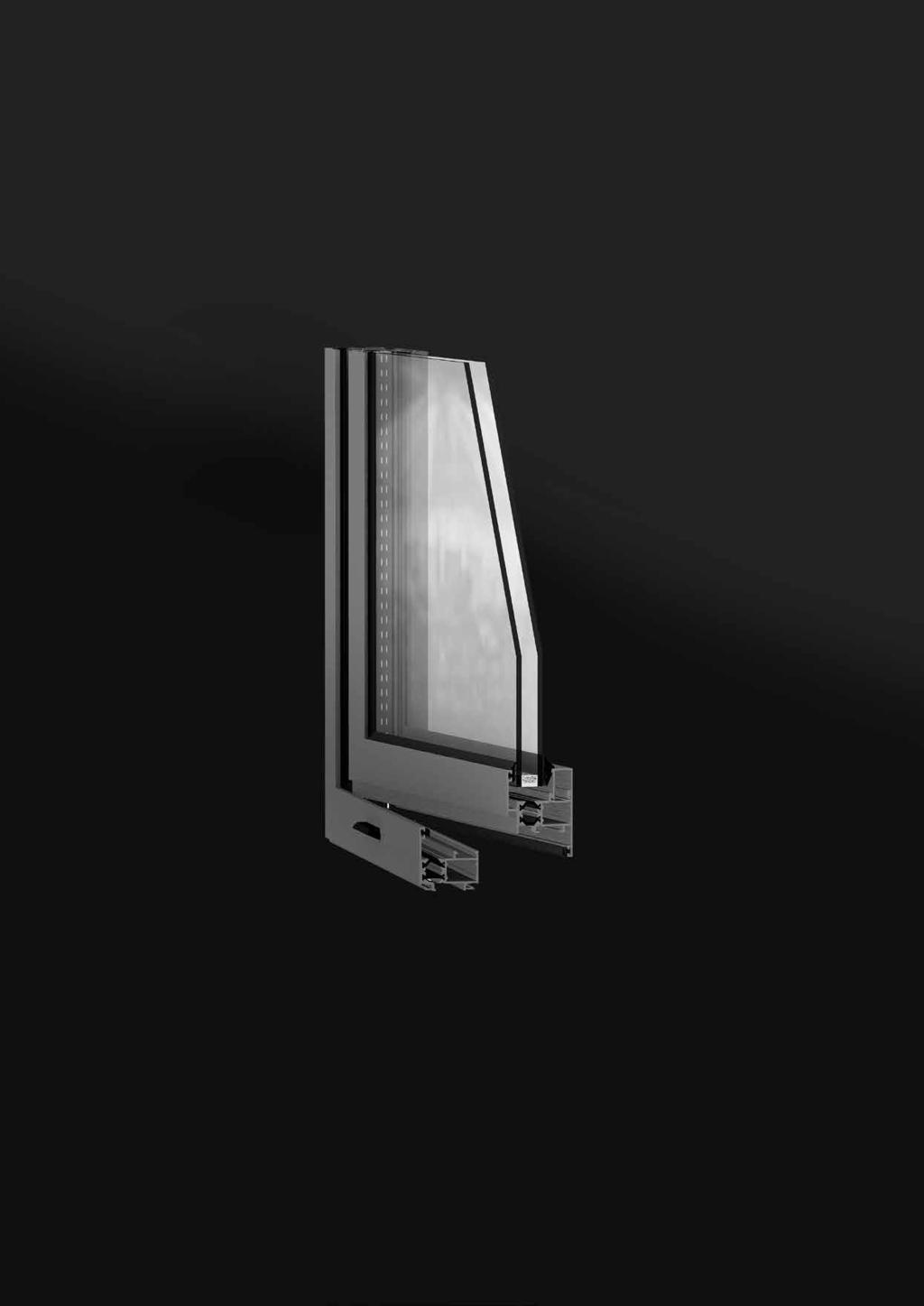 FORMA THERMIC, la ventana básica Características Estética Cremona ergonómica diseño exclusivo. Posibilidad de herraje oculto. Amplia gama de perfiles con diseño exterior recto o curvo.