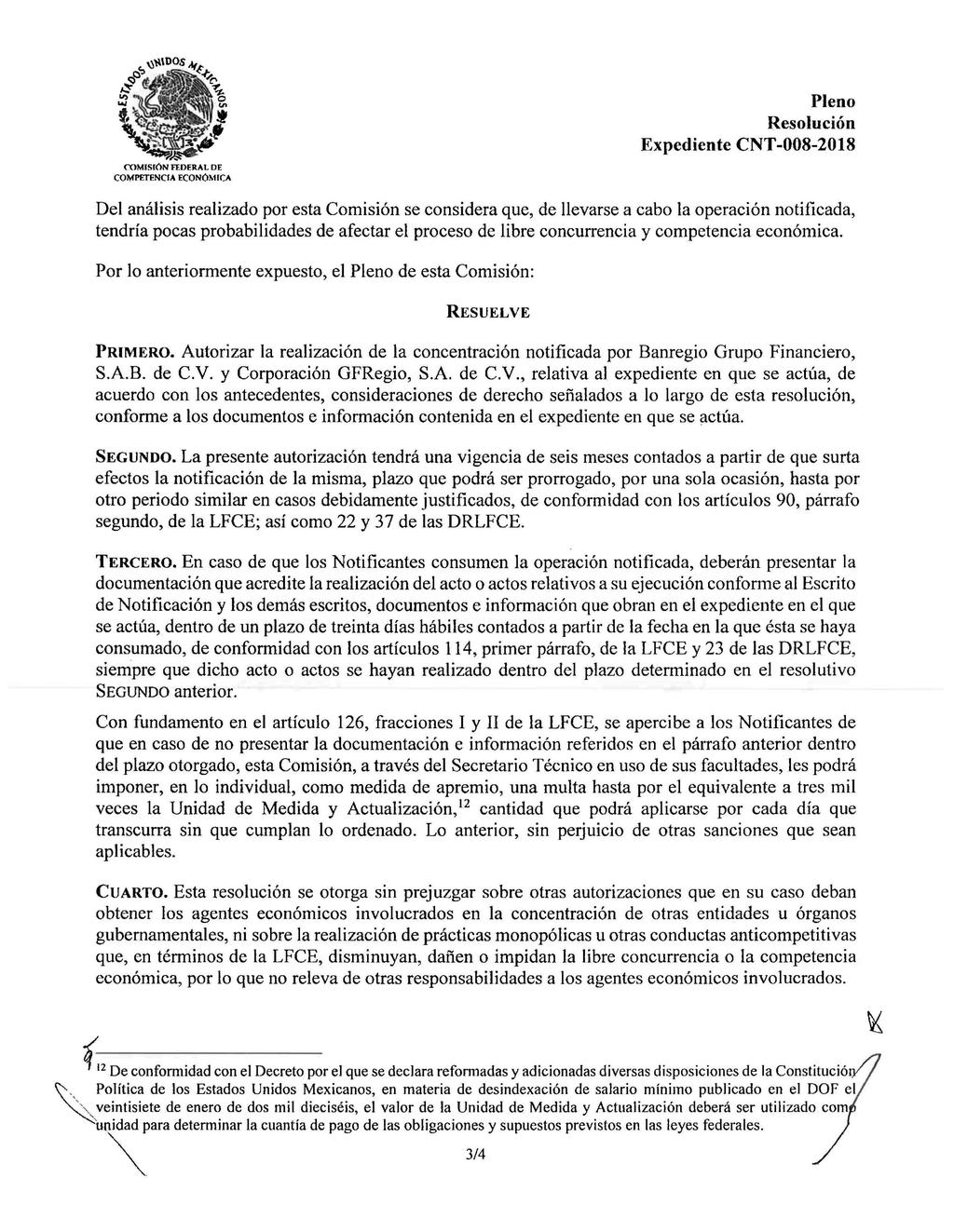 a>misión FEDERAL DE COMPETENCIA ECONÓM!r.