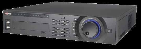264 dual stream, compresión de audio G.711 Grabación stream principal D1 a 25 FPS por canal (800 FPS total) Grabación stream extra QCIF/CIF a 25 FPS por canal Soporte 8 HDD SATA 3.